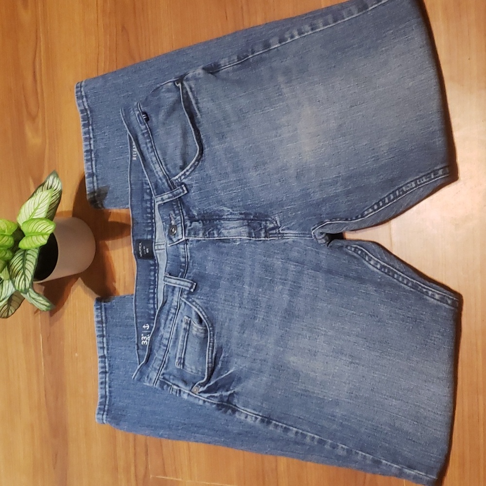 EUC men's "Nautica" relaxed stretch denim jeans